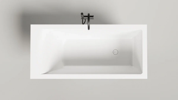 Фото ванна из искусственного камня salini cascata kit 150x70 см 105012g глянцевая