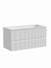 Тумба под раковину Sancos Snob R 100 см, цвет: Bianco SNR100W