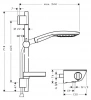 Фото термостатический смеситель для душа hansgrohe raindance select s 27036000