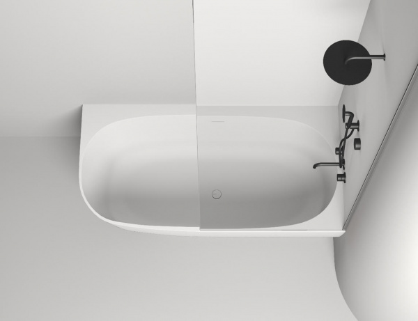 Фото ванна из искусственного камня salini sofia corner 170x85 см r 102524m матовая