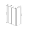 Фото душевой уголок vincea garda 90x90 см vsr-1g9090cl