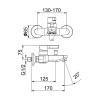 Фото смеситель для ванны webert doremi dr850102345