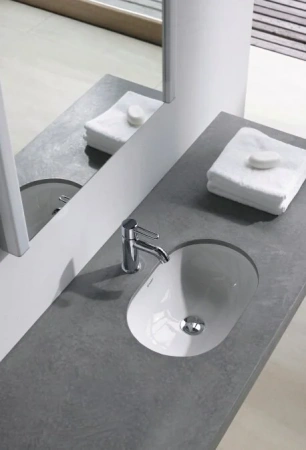 Фото раковина встраиваемая снизу duravit d-code 52.5 см 338490000