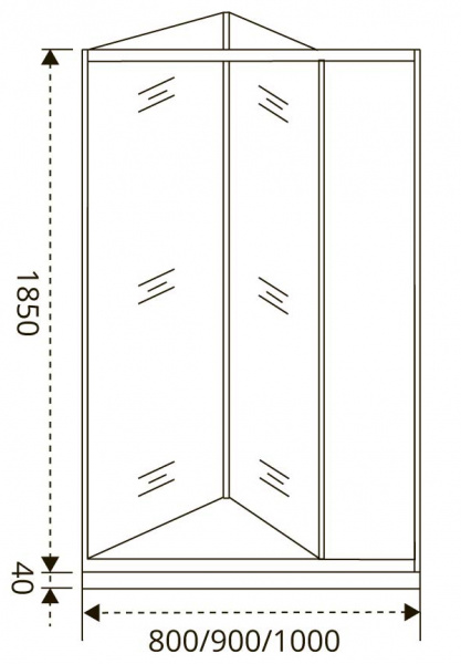 Фото душевая дверь good door infinity sd-90-g-ch 90 см ин00047