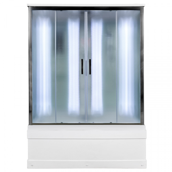 Фото душевая кабина dto 85x150 см em4515led+gm с гидромассажем