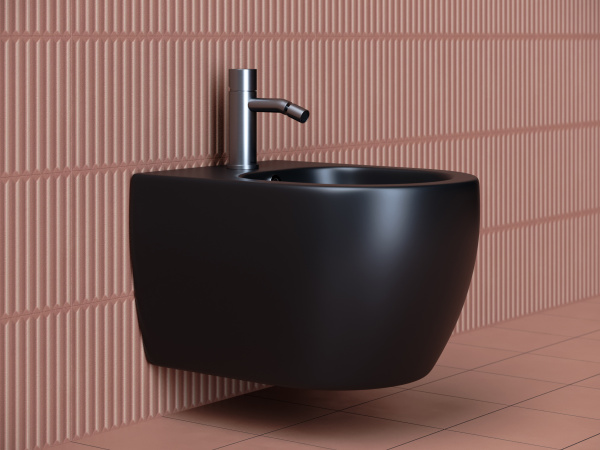Фото биде подвесное ceramicanova play 49см cn3002mb