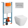 Унитаз с инсталляцией Vitra Integra Square 9856B003-7207