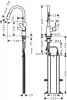 Фото смеситель для кухонной мойки hansgrohe focus 73895000