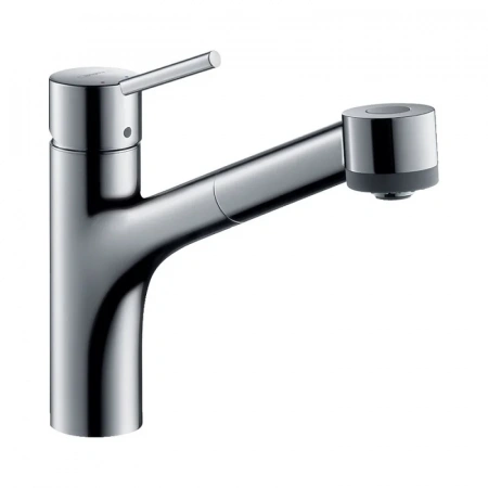 Фото смеситель для кухонной мойки hansgrohe talis 73860000