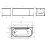 Фото акриловая ванна am.pm x-joy 170x70 см w94a-170l70w-arp