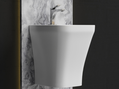Фото раковина подвесная ceramicanova dion 36.5 см, цвет: белый cn6067