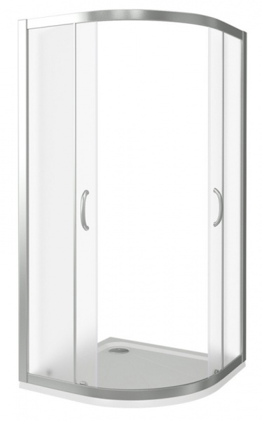 Фото душевое ограждение good door infinity r-100-g-ch 100 см ин00009