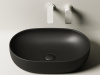 Фото раковина накладная ceramicanova element 60 см, цвет: черный cn6047mb