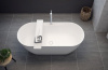 Ванна из искусственного камня Cezares 170x75 см TITAN-ROUND-170-75-57