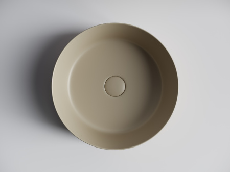 Фото раковина накладная ceramicanova element 39 см, цвет: капучино cn6022mc