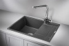 Кухонная мойка Granula 65 см 6501, ГРАФИТ