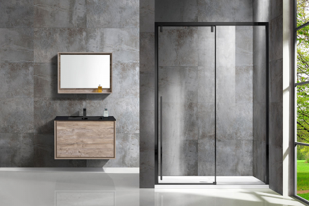 Фото душевая дверь vincea lugano 130 см vds-1l130clb-1
