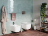 Фото унитаз подвесной, безободковый ceramicanova new day cn3005