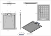Фото поддон из искуственного камня esbano luxe 100x80 см esp-lx108b