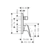 Фото смеситель для ванны hansgrohe logis 71405670