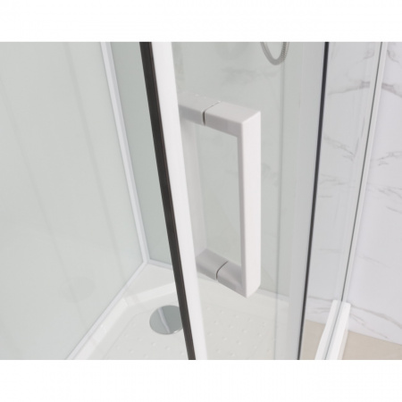 Фото душевая кабина frank f409/1 white 90x90 см 124009