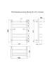 Фото водяной полотенцесушитель indigo brace 60/40 с полочкой lbcw60-40pbr