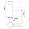Фото смеситель для раковины wasserkraft wern 4203