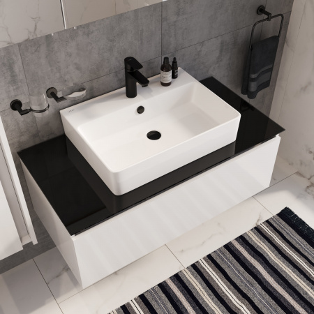 Фото смесители для раковины vitra flow soft a4300936exp цвет черный