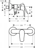 Фото смеситель для душа hansgrohe talis e 71760990