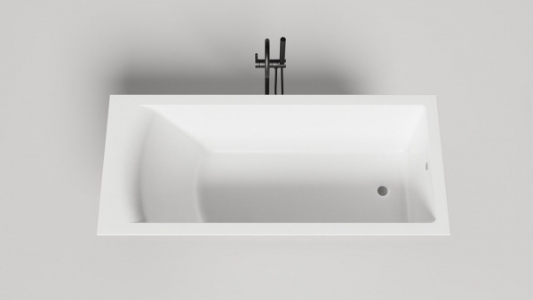 Фото ванна из искусственного камня salini cascata kit 170x75 см 104313m матовая