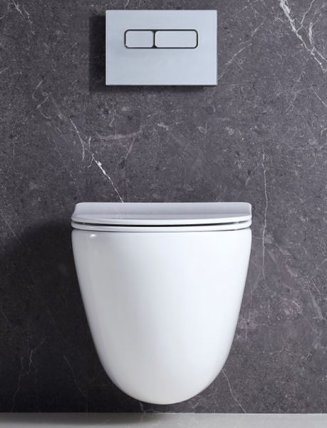 Фото унитаз подвесной belbagno amanda bb051chr (с сиденьем)