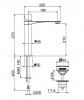 Фото смеситель для раковины webert one-b nb830402015