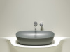 Фото раковина накладная ceramicanova element 60 см, цвет: антрацит cn6049mh