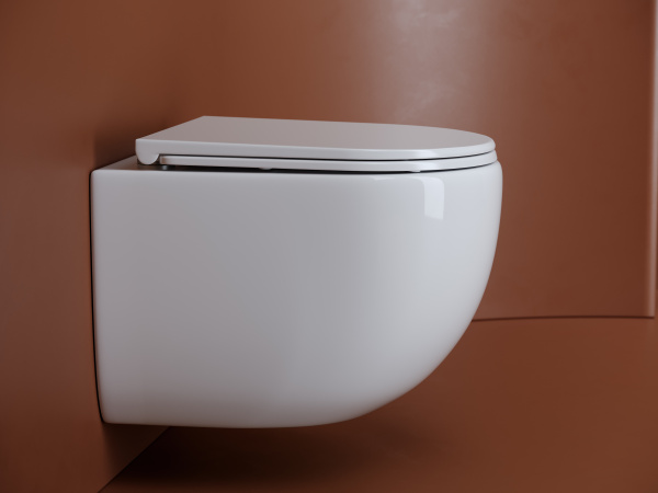 Фото унитаз подвесной, безободковый ceramicanova up cn4007