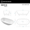 Фото ванна из искусственного камня whitecross onyx d 160x75 см 0207.160075.200