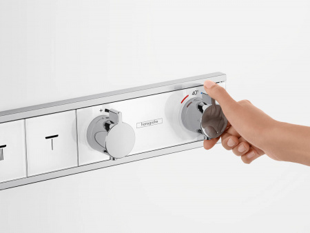 Фото встраиваемый термостатический смеситель для душа hansgrohe rainselect 15357000