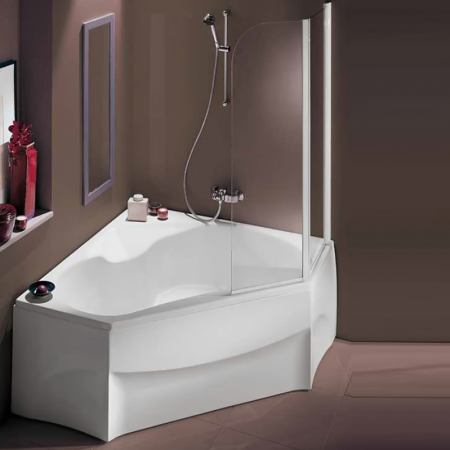 Фото акриловая ванна jacob delafon bain douche 145x145 см e6222ru-00 l