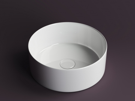 Фото раковина накладная ceramicanova element 35.8 см, цвет: белый cn6032