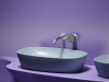 Фото раковина накладная ceramicanova element 60 см, цвет: серый cn6049mhl