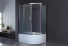 Душевое ограждение Royal Bath BK RB8120BK-C-CH-L 120x80 см