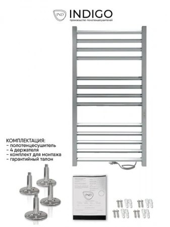 Фото электрический полотенцесушитель indigo attic romb 100/50 без полки lсlatcre100-50rt