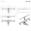 Фото душевой трап am.pm masterflow 60 см w01sc-s11-060-05bm