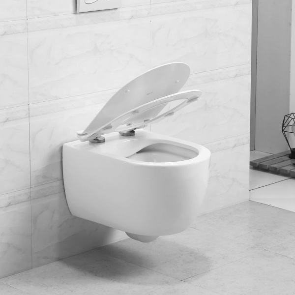 Фото унитаз подвесной безободковый art&max bologna am211chr