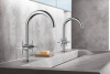Фото смеситель для раковины grohe atrio new 21019gl3, цвет: прохладный восход солнца