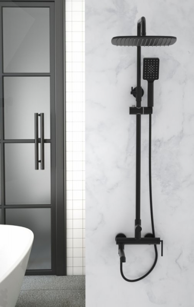 Фото душевая стойка belbagno acqua acqua-vscm-nero