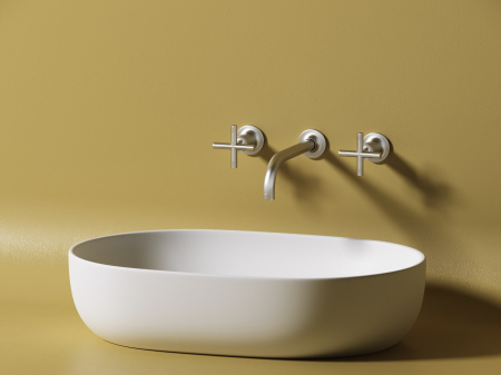 Фото раковина накладная ceramicanova element 60 см, цвет: белый cn6047mw