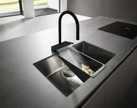 Фото смеситель для кухонной мойки hansgrohe aquno select 73831000