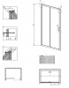 Фото душевая дверь radaway premium plus dwj 110 см 33302-01-01n