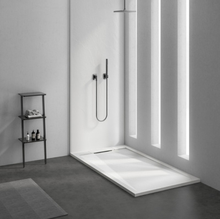 Фото поддон из искуственного камня esbano luxe 90x90 см esp-lx90w