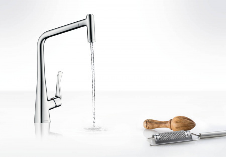 Фото смеситель для кухни hansgrohe metris 14820000